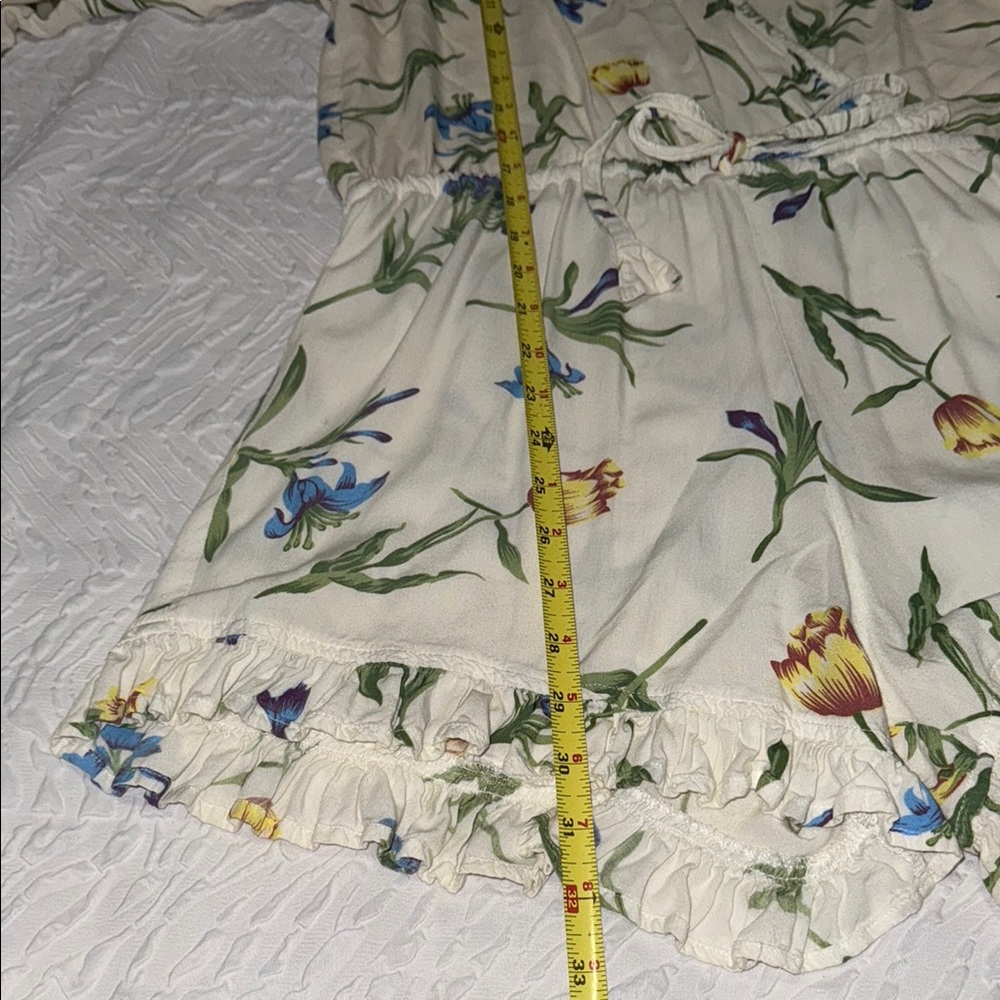 Piyama Floral Print Romper EUC S - Picture 4 of 8